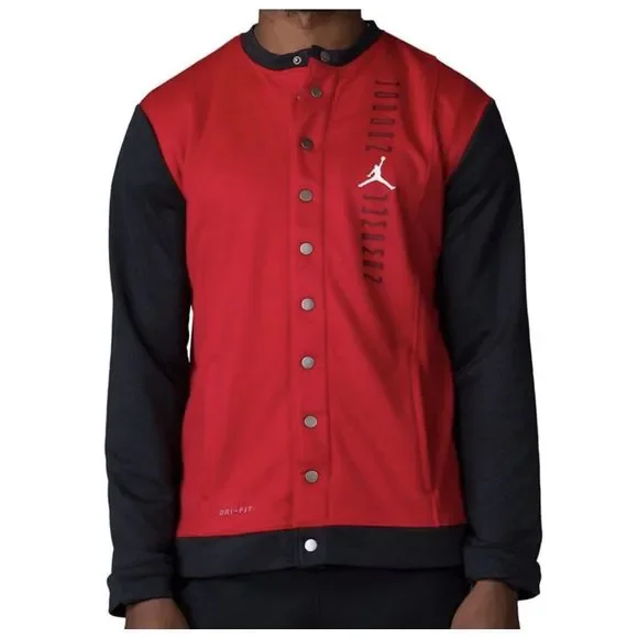 📦 NEW Mens Medium NIKE Dri Fit Basketball Performance Snap Jacket AH1549-687